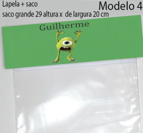 Lapela e Saco Grande-mike Wazowski