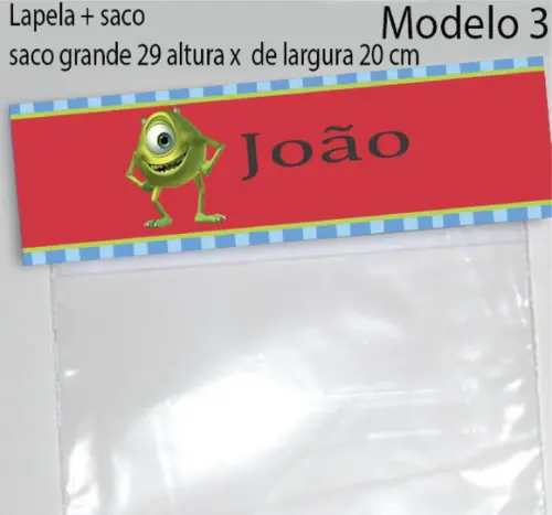 Lapela e Saco Grande-mike Wazowski