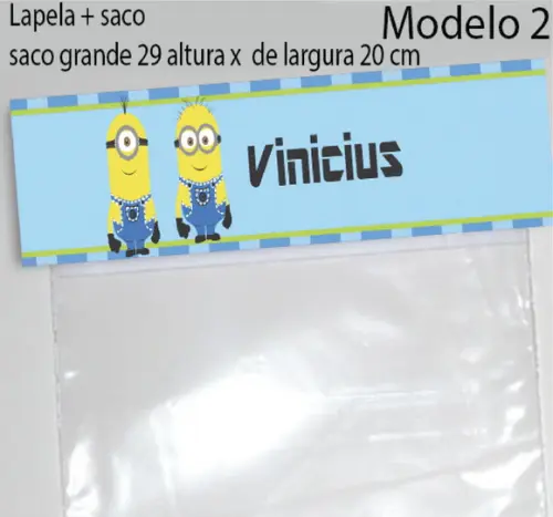 Lapela e Saco Grande-minions