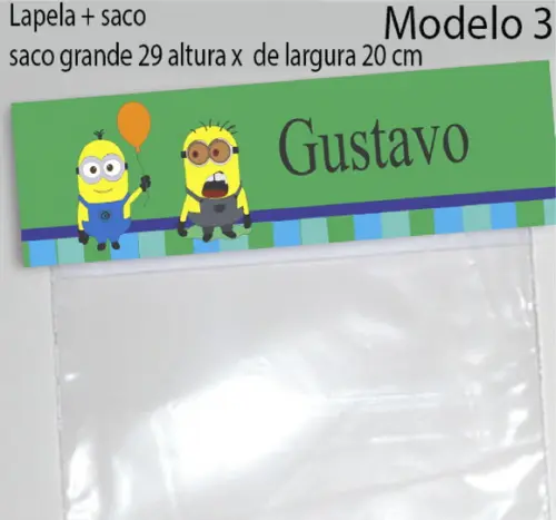 Lapela e Saco Grande-minions