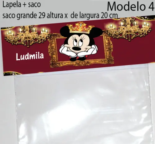 Lapela e Saco Grande-minnie Realeza