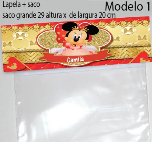 Lapela e Saco Grande-minnie Realeza