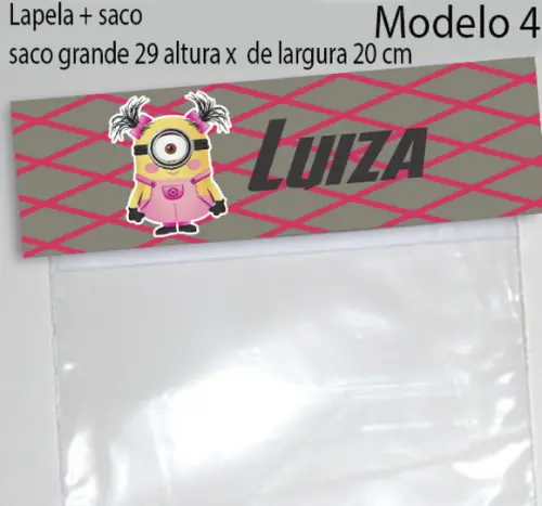 Lapela e Saco Grande-minions