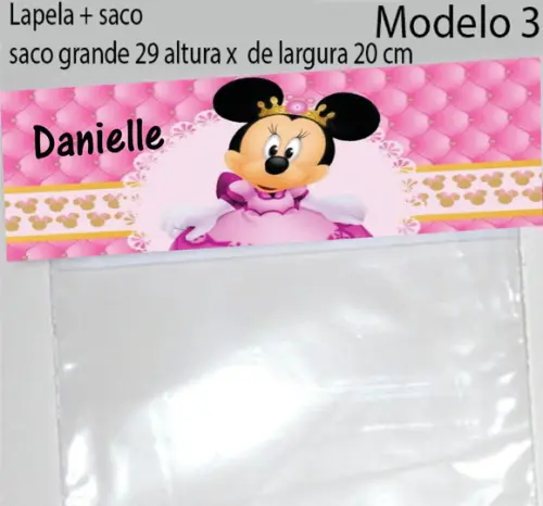 Lapela e Saco Grande-minnie Realeza