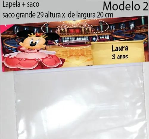 Lapela e Saco Grande-minnie Realeza
