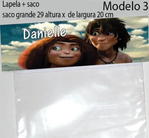 Lapela e Saco Grande-os Croods