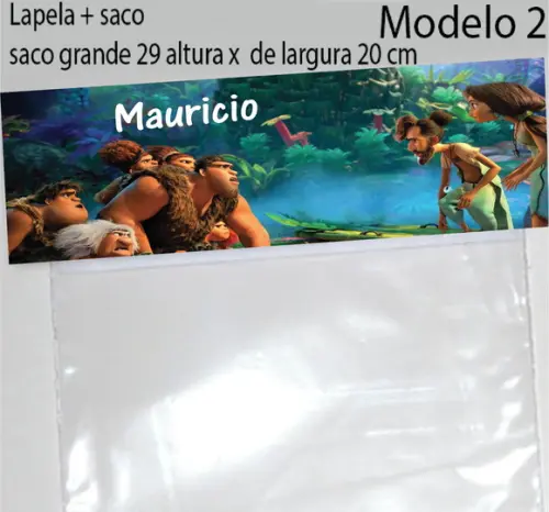 Lapela e Saco Grande-os Croods