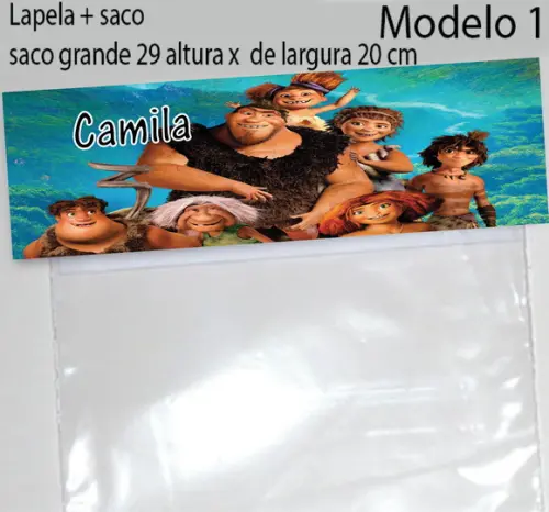 Lapela e Saco Grande-os Croods