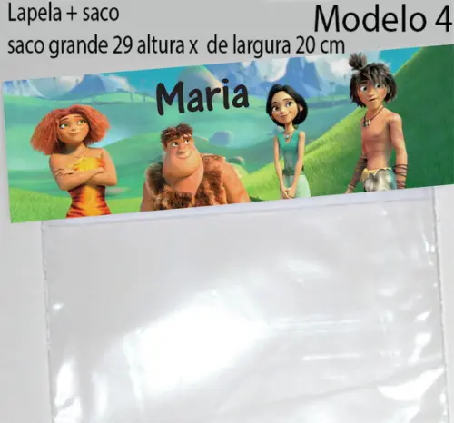 Lapela e Saco Grande-os Croods