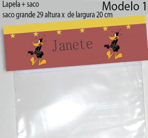 Lapela e Saco Grande-patolino