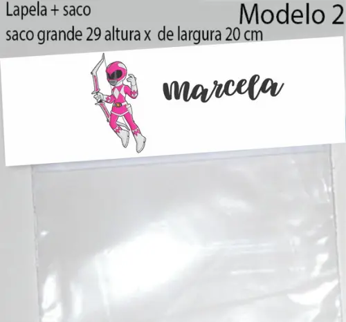Lapela e Saco Grande-pawer Ranger