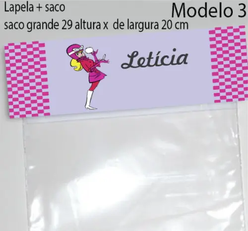 Lapela e Saco Grande-penelope Charmosa