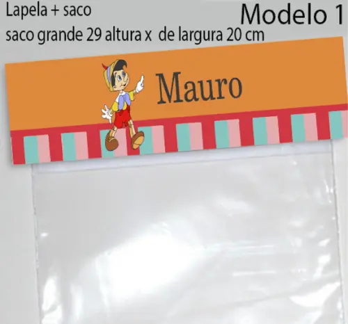 Lapela e Saco Grande-pinoquio