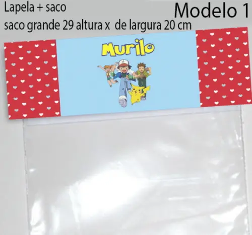 Lapela e Saco Grande-pokemon
