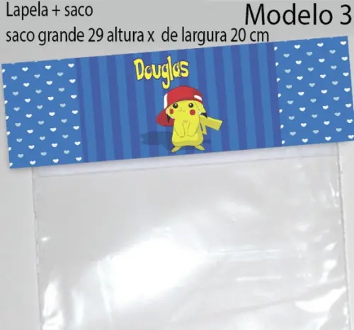 Lapela e Saco Grande-pokemon