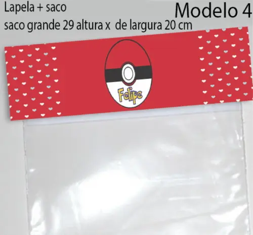 Lapela e Saco Grande-pokemon