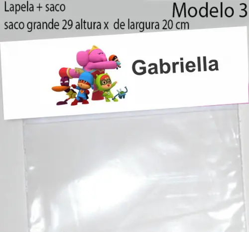 Lapela e Saco Grande-pocoyo