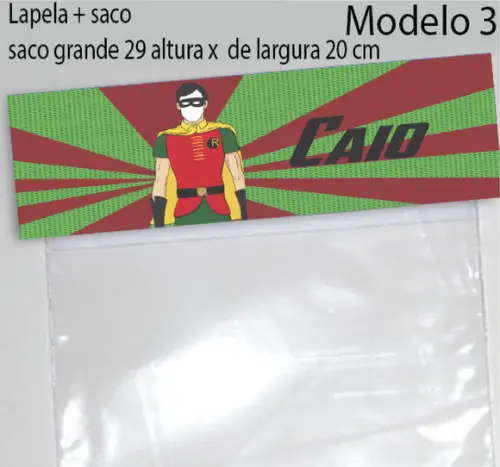 Lapela e Saco Grande-robin
