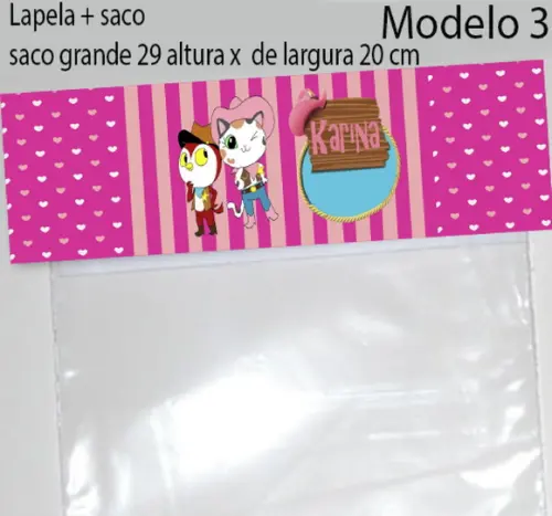 Lapela e Saco Grande-sheriff Calie do Oeste