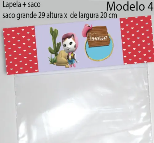 Lapela e Saco Grande-sheriff Calie do Oeste