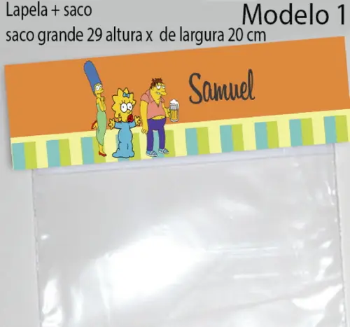 Lapela e Saco Grande-simpson