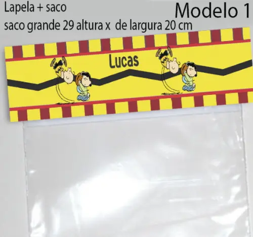 Lapela e Saco Grande-snoopy