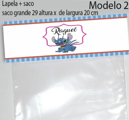 Lapela e Saco Grande-stitch e Lilo