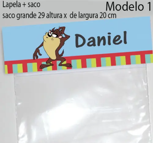 Lapela e Saco Grande-taz Mania