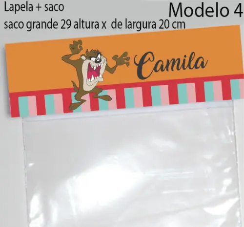 Lapela e Saco Grande-taz Mania