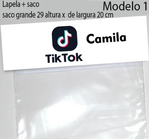 Lapela e Saco Grande-tik Tok