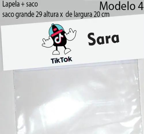 Lapela e Saco Grande-tik Tok