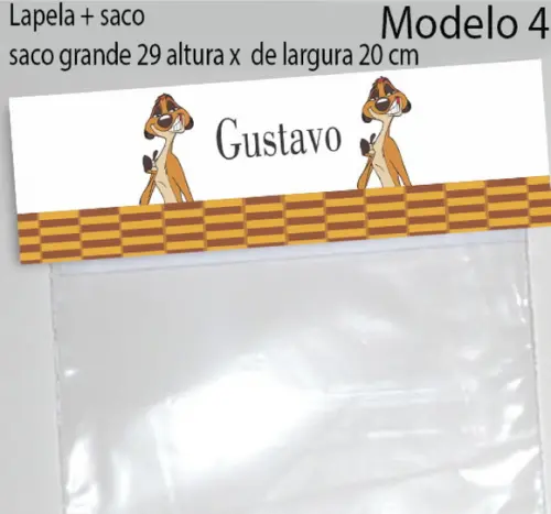 Lapela e Saco Grande-timão