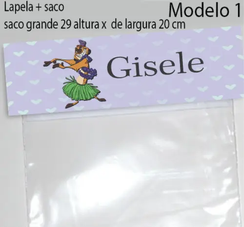 Lapela e Saco Grande-timão