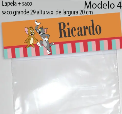 Lapela e Saco Grande-tom e Jerry