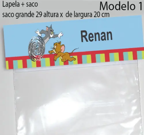 Lapela e Saco Grande-tom e Jerry