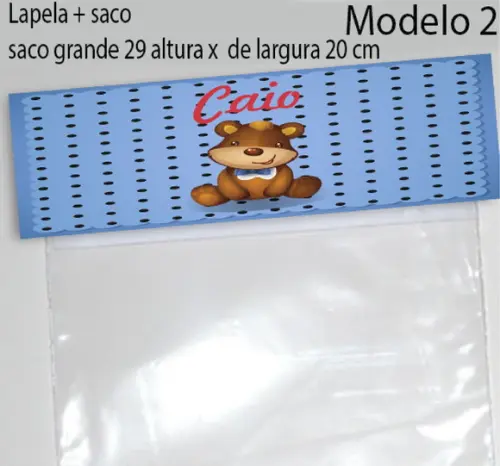 Lapela e Saco Grande-ursinho