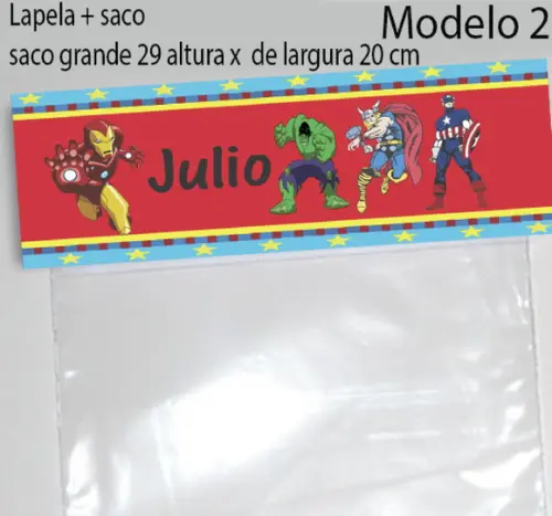 Lapela e Saco Grande-vingadores