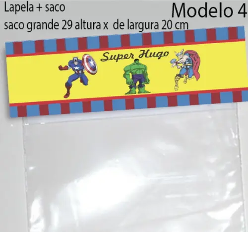Lapela e Saco Grande-vingadores