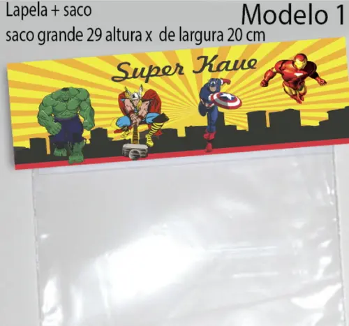 Lapela e Saco Grande-vingadores