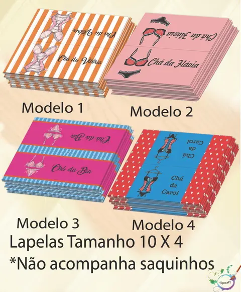 Lapela P/saquinho -chá de Lingerie#1