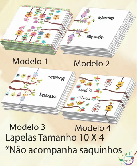 Lapela P/saquinho -jardim Encantado