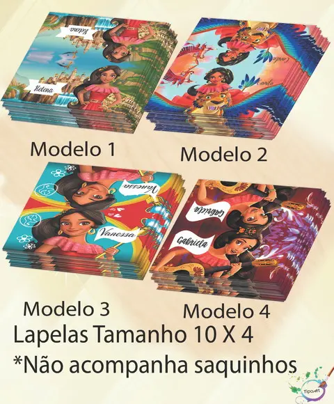 Lapela P/saquinho -elena de Avalor