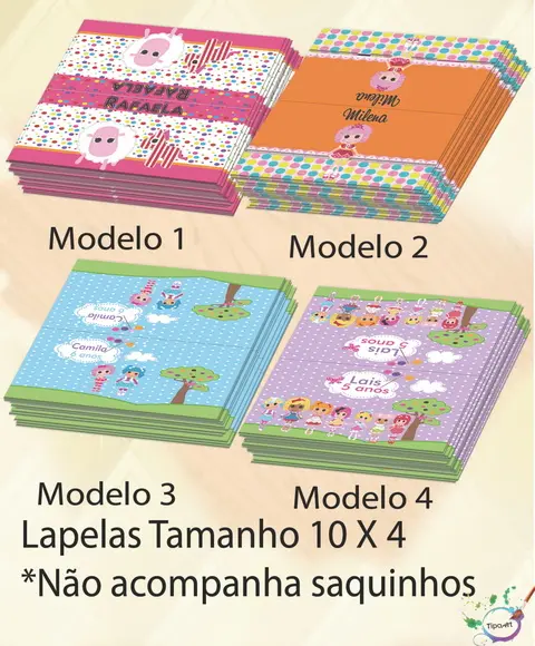 Lapela P/saquinho -lalaloopsy