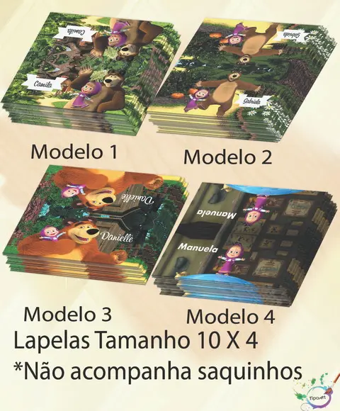 Lapela P/saquinho -masha