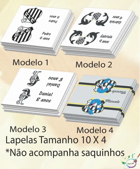 Lapela P/saquinho -peixe