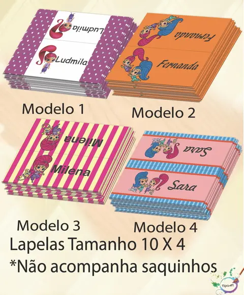 Lapela P/saquinho -shimmer Shine
