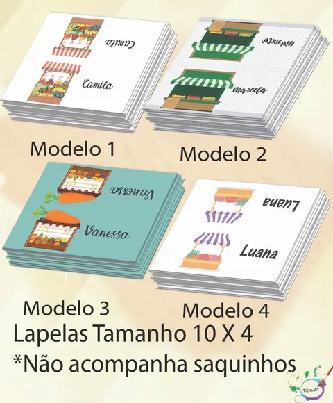 Lapela P/saquinho -quitandinha