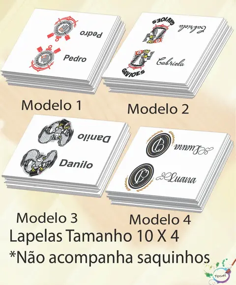 Lapela P/saquinho -timão