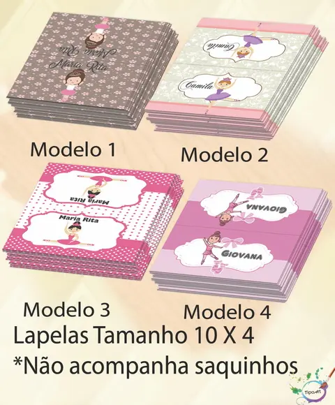 Lapela P/saquinho-bailarina