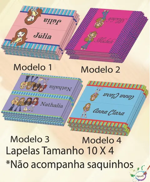 Lapela P/saquinho-bratz